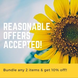 Reasonable offers accepted! ⭐️